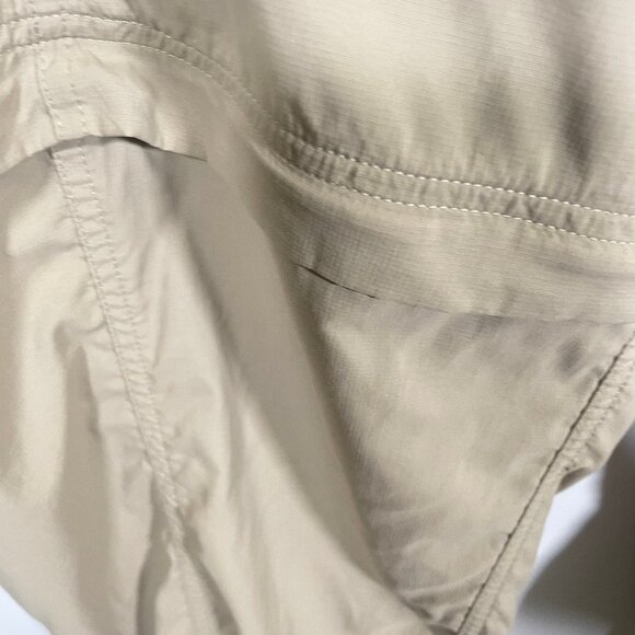The North Face Convertible Pants Mens Large Horizon II Shorts Hike Beige AT9M - Picture 6 of 11